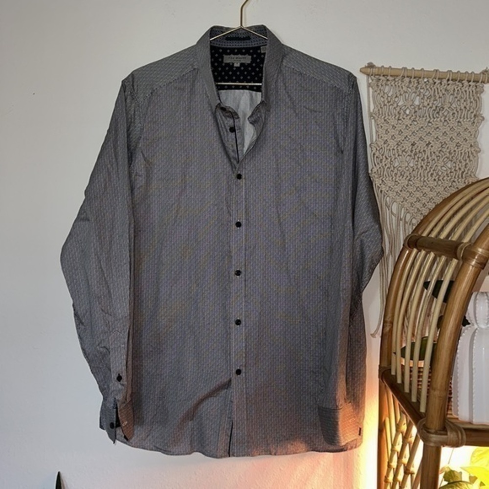 Ted Baker London Pattern Men’s Button Down Sz. XXL